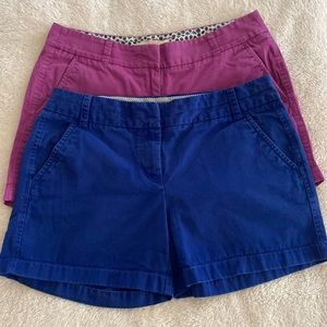 BUNDLE of 2 J. Crew Chino Shorts